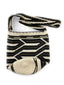Mochilas Wayuu - Noir et Marron Beige Motifs Homme - Taille L