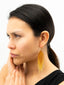 Boucles d'oreilles artisanales Café et Or, Taille M. Tradition Colombie. Poté Profil2