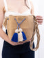 Mochila Camel & Bleu Roy Taille M | Zoom sac