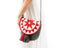 Mochilas à Rabat & strass - Gris et Rouge - Artisanat Wayuu