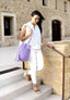Sac Mochila Lila bandoulière macramé