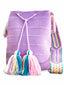 Sac Mochila Lila bandoulière macramé