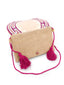 Soleico Pochette Wayuu Violet et Rose Sac Mochilas Pochette ouverte