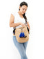 Mochilas Wayuu Camel. Porté face