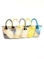 Sac Wayuu [ Cabas en paille tressée Panel Multicolore | Cabas paille | Sac Wayuu | Sac à main Bohème Chic