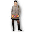 Pochette Soleico Clutch Wayuu avec Motif Oeil brodé Mauve Vert. Fait main motif Evil Eye. Artisanat Ethnique Responsable. Modèle similaire Enayim design Sac Colombien