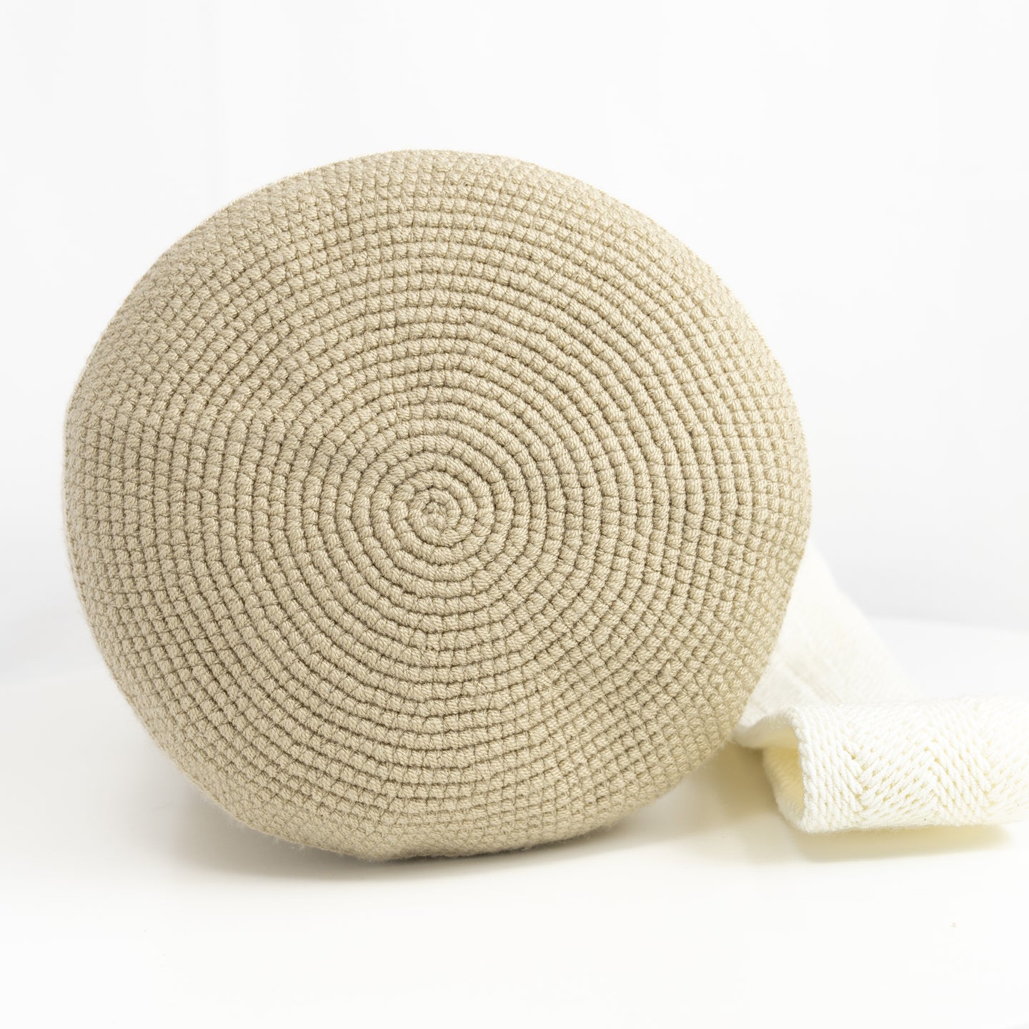 Soleico sac colombien bandoulère Sac iconique Wayuu Beige & blanc Bohème chic Zoom Fond Sac
