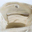 Soleico sac colombien bandoulère Sac iconique Wayuu Beige & blanc Boème chic Zoom intérieur
